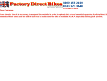 Tablet Screenshot of factorydirectbikes.com